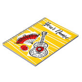 Spanish Souvenirs Name Notebook Notizblock (Linke Seite)