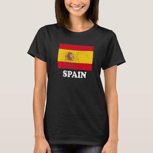 Spanish Spain Flag Pride Spanish Flag   T-Shirt (Vorderseite)