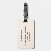 Spanish Style Fiesta Gepäckanhänger (Rückseite vertikal)