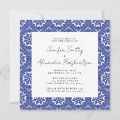 Spanish Tile Wedding Einladung (Vorderseite)