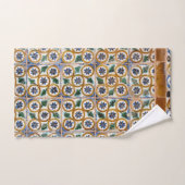 Spanish Tiles #2 #travel #pattern #wall #art Badhandtuch Set (Handtuch)