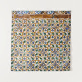 Spanish Tiles #2 #travel #pattern #wall #art Wandteppich (Vorderseite)