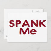 Spank Postkarte (Vorne/Hinten)