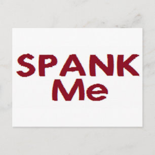 Spank Postkarte