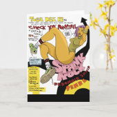 Spank Rock Grußkarte Karte (Gelbe Blume)