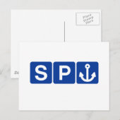Spanker Symbol Joke Postkarte (Vorne/Hinten)