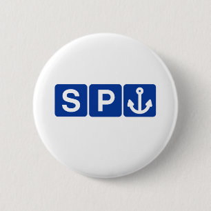Spanker Symbol-Witz Button