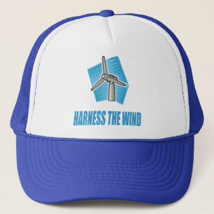 Spannen Sie den Wind vor Truckerkappe