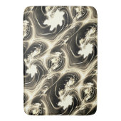 Spannende Fraktal-Verbindung von hellen beigen Str Badematte (Vorderseite Vertikal)