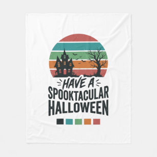 Spannendes Halloween Vintage Gravur T-Shirt Des Fleecedecke