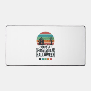 Spannendes Halloween Vintage Gravur T-Shirt Des Schreibtischunterlage