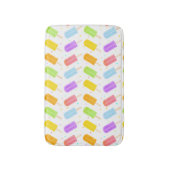 Spannendes sommerliches Watercolor Popsicle-Muster Badematte (Vorderseite Vertikal)