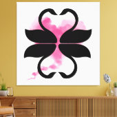 Spannleinwand Leinwanddruck (Insitu (Wohnzimmer))