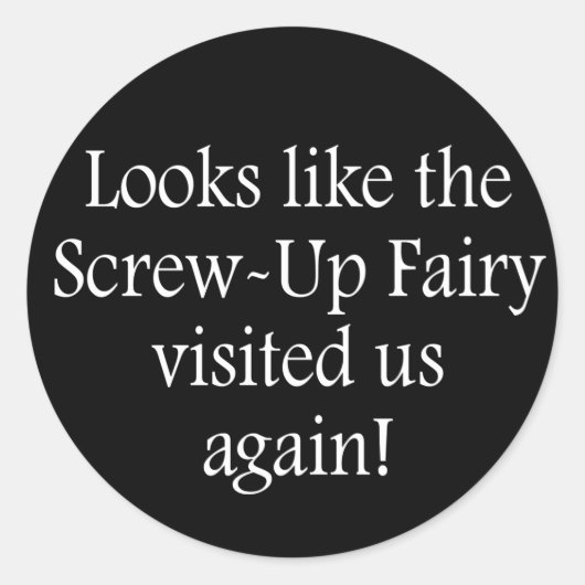 Spannseife Runder Aufkleber (Vorderseite)