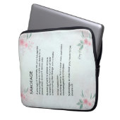 Spannung - Liebe des Bewusstseins Laptopschutzhülle (Vorderseite Links)
