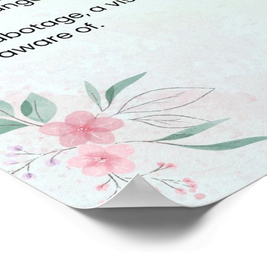 Spannung - Liebe des Bewusstseins Poster (Ecke)