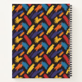 "Spannung Puls: Brushstroke Rebellion" Notizblock (Rückseite)