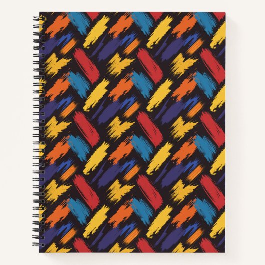 "Spannung Puls: Brushstroke Rebellion" Notizblock (Vorderseite)