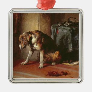 Spannung Silbernes Ornament