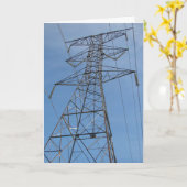 Spannungen sind ein hoher Spaß Karte (Gelbe Blume)