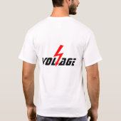 Spannungstyp mit Blitzschlag T-Shirt (Rückseite)