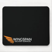 SPANNWEITE Zustelldienst-Logo mousepad (Vorne)