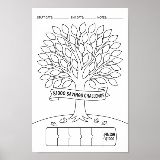 Spar Challenge Tracker Poster (Vorne)