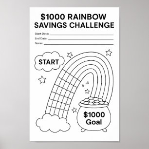 Spar Challenge Tracker Poster