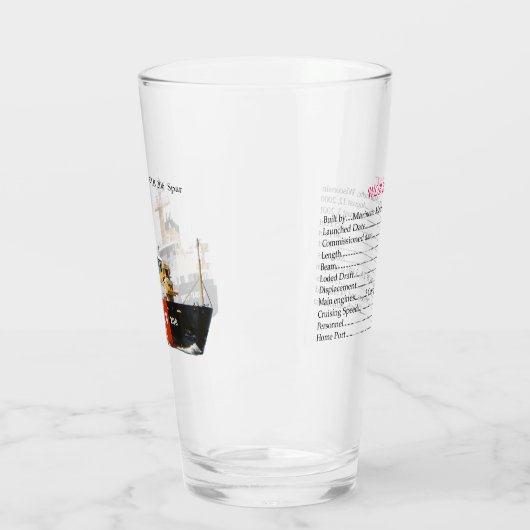 Spar-Info-Glas Glas (Links)