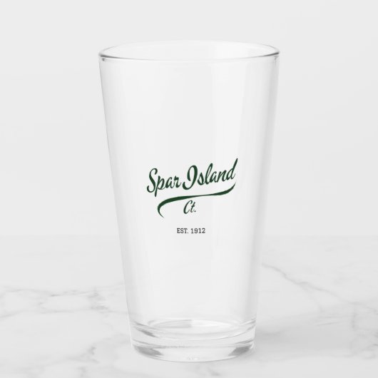 Spar Island, CT Vintag 1912 Pint Glass Glas (Vorderseite)