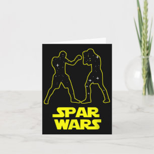 Spar Wars Boxing Parody Spoof - Männer und Frauen Karte