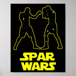 Spar Wars Boxing Parody Spoof - Männer und Frauen Poster