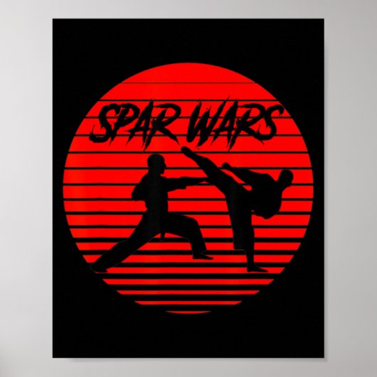Spar Wars Karate Shotokan Kampfsport Poster (Vorne)