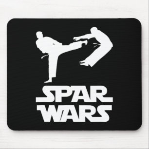 Spar Wars Lustiger Spruch Taekwondo Mma Fighter Ka Mousepad