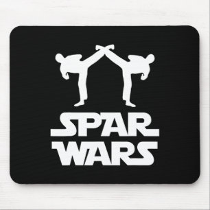 Spar Wars Mixed Martial Arts Karate Taekwondo Boxi Mousepad