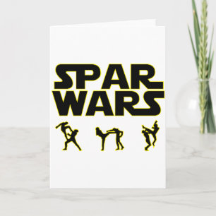 Spar Wars Taekwondo Mma Karate T-Shirt Karte
