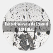 Spare an Aspen Tree Runder Aufkleber (Vorderseite)