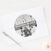 Spare an Aspen Tree Runder Aufkleber (Umschlag)