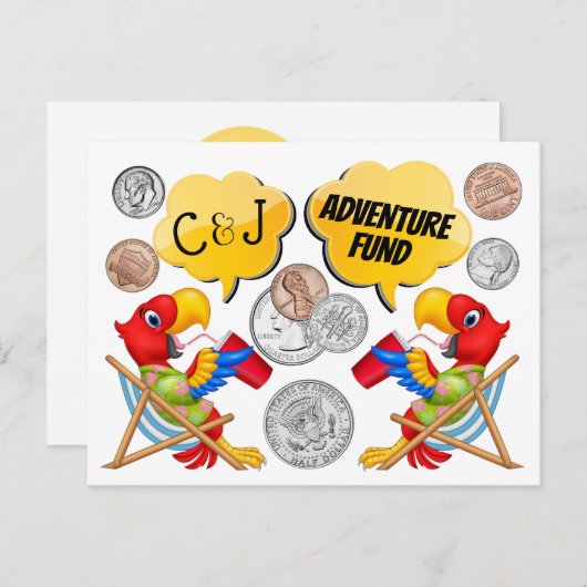 Spare Change Jar Postkarte (Vorne/Hinten)