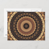 Spare Change Kaleidoskop Postkarte (Vorne/Hinten)