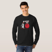 Spare Me Bowling Button Strike Bowler Team Sport T-Shirt (Vorne ganz)