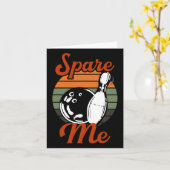 Spare Me Bowling Karte (Gelbe Blume)