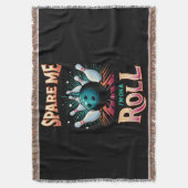 Spare me on a Roll - Bowling Decke (Vorderseite Vertikal)