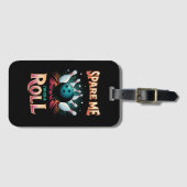 Spare me on a Roll - Bowling Gepäckanhänger (Vorderseite (Horizontal))