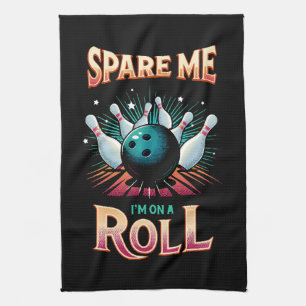 Spare me on a Roll - Bowling Geschirrtuch