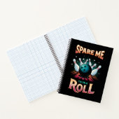 Spare me on a Roll - Bowling Notizblock (Innenseite)