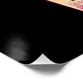 Spare me on a Roll - Bowling Poster (Ecke)