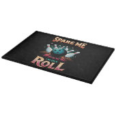 Spare me on a Roll - Bowling Schneidebrett (Ecke)