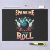 Spare me on a Roll - Bowling Seidenpapier (Handwerk)