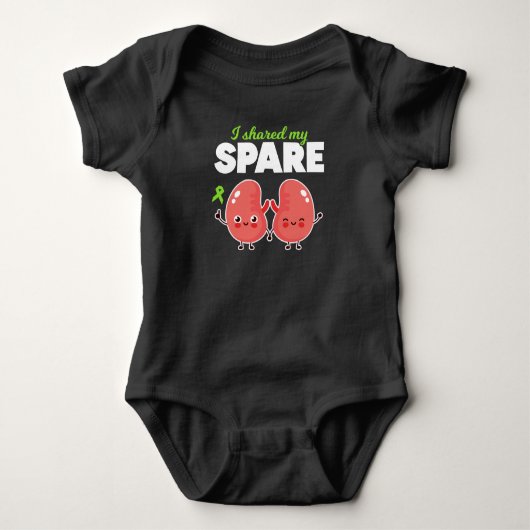 Spare Organtransplantation Baby Strampler (Vorderseite)